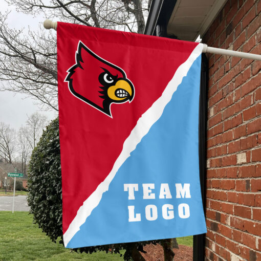 Cardinals vs Custom Team House Divided Flag, Custom College Flag Cardinals vs Custom Team House Divided Flag, Custom College Flag