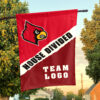 Cardinals vs Custom Team House Divided Flag, Custom Rivalry Flag