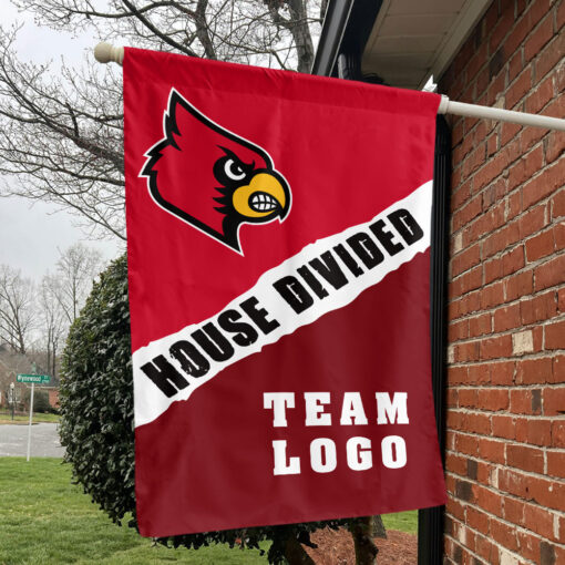 Cardinals vs Custom Team House Divided Flag, Custom Rivalry Flag