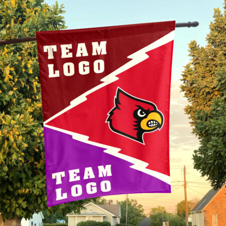 Cardinals vs Custom Team House Divided Flag, Custom Spirit Flag