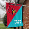 Cardinals vs Custom Team House Divided Flag, Custom Team Flag