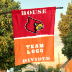 Cardinals vs Custom Team House Divided Flag, NCAA College Flag