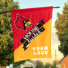 Cardinals vs Custom Team House Divided Flag, NCAA Team Flag
