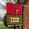 Cardinals vs Custom Team House Divided Flag, Personalized House Flag 1 Cardinals vs Custom Team House Divided Flag, Personalized House Flag