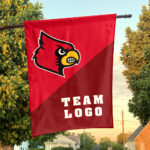 Cardinals vs Custom Team House Divided Flag, Personalized Team Flag