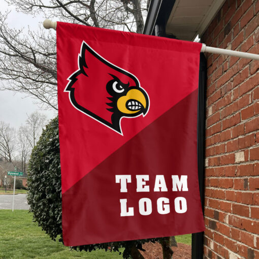 Cardinals vs Custom Team House Divided Flag, Personalized Team Flag