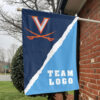 Cavaliers vs Custom Team House Divided Flag, Custom College Flag
