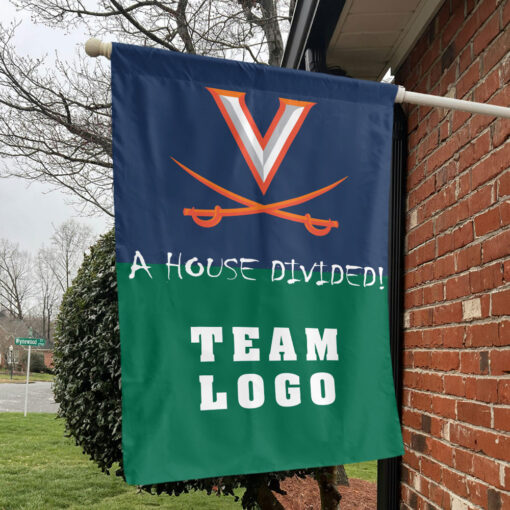 Cavaliers vs Custom Team House Divided Flag, Custom House Flag