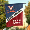 Cavaliers vs Custom Team House Divided Flag, Custom Rivalry Flag
