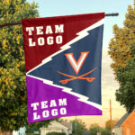 Cavaliers vs Custom Team House Divided Flag, Custom Spirit Flag