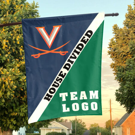 Cavaliers vs Custom Team House Divided Flag, Custom Split Flag
