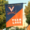 Cavaliers vs Custom Team House Divided Flag, NCAA Custom Flag