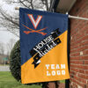Cavaliers vs Custom Team House Divided Flag, NCAA Team Flag