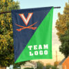 Cavaliers vs Custom Team House Divided Flag, Personalized College Flag