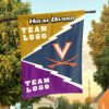 Cavaliers vs Custom Team House Divided Flag, Personalized Spirit Flag