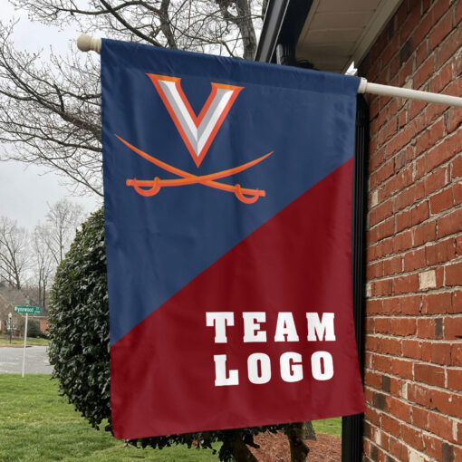 Cavaliers vs Custom Team House Divided Flag, Personalized Team Flag
