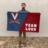 Cavaliers vs Custom Team House Divided Flag, Personalized Team Flag