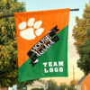 Clemson Tigers vs Custom Team House Divided Flag, NCAA Team Flag