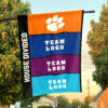 Clemson Tigers vs Custom Team House Divided Flag, Personalized Rival Flag