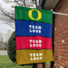 Ducks vs Custom Team House Divided Flag, Custom College Flag