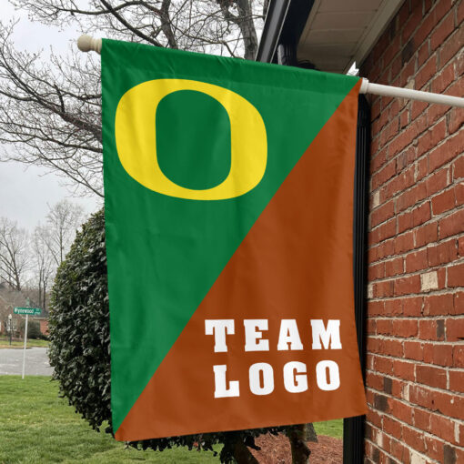 Ducks vs Custom Team House Divided Flag, Custom Game Day Flag Ducks vs Custom Team House Divided Flag, Custom Game Day Flag