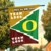Ducks vs Custom Team House Divided Flag, Custom Team Flag