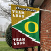 Ducks vs Custom Team House Divided Flag, Custom Team Flag 1 Ducks vs Custom Team House Divided Flag, Custom Team Flag
