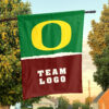 Ducks vs Custom Team House Divided Flag, NCAA College Rivalry Flag