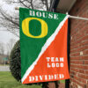 Ducks vs Custom Team House Divided Flag, NCAA Rival Flag 1 Ducks vs Custom Team House Divided Flag, NCAA Rival Flag