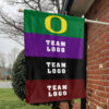 Ducks vs Custom Team House Divided Flag, NCAA Rivalry Flag 1 Ducks vs Custom Team House Divided Flag, NCAA Rivalry Flag