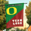 Ducks vs Custom Team House Divided Flag, NCAA Spirit Flag