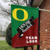 Ducks vs Custom Team House Divided Flag, NCAA Two Team Flag 1 Ducks vs Custom Team House Divided Flag, NCAA Two Team Flag