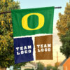 Ducks vs Custom Team House Divided Flag, Personalized College Flag