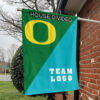 Ducks vs Custom Team House Divided Flag, Personalized Spirit Flag