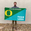 Ducks vs Custom Team House Divided Flag, Personalized Spirit Flag