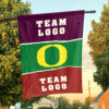 Ducks vs Custom Team House Divided Flag, Personalized Split Flag