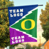 Ducks vs Custom Team House Divided Flag, Personalized Team Flag