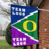 Ducks vs Custom Team House Divided Flag, Personalized Team Flag
