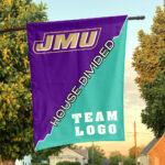Dukes vs Custom Team House Divided Flag, College Custom Flag