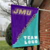 Dukes vs Custom Team House Divided Flag, College Custom Flag 1 Dukes vs Custom Team House Divided Flag, College Custom Flag