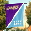 Dukes vs Custom Team House Divided Flag, Custom College Flag