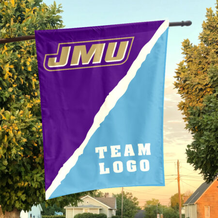 Dukes vs Custom Team House Divided Flag, Custom College Flag