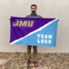 Dukes vs Custom Team House Divided Flag, Custom College Flag 2 Dukes vs Custom Team House Divided Flag, Custom College Flag