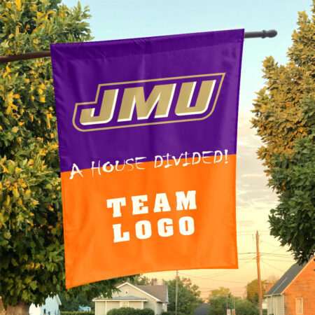 Dukes vs Custom Team House Divided Flag, Custom House Flag