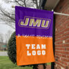 Dukes vs Custom Team House Divided Flag, Custom House Flag 1 Dukes vs Custom Team House Divided Flag, Custom House Flag