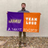 Dukes vs Custom Team House Divided Flag, Custom House Flag 2 Dukes vs Custom Team House Divided Flag, Custom House Flag
