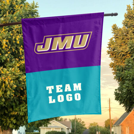 Dukes vs Custom Team House Divided Flag, Custom NCAA Flag