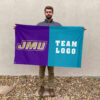Dukes vs Custom Team House Divided Flag, Custom NCAA Flag 2 Dukes vs Custom Team House Divided Flag, Custom NCAA Flag