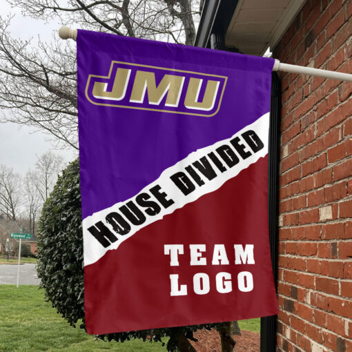Dukes vs Custom Team House Divided Flag, Custom Rivalry Flag Dukes vs Custom Team House Divided Flag, Custom Rivalry Flag