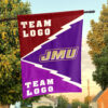 Dukes vs Custom Team House Divided Flag, Custom Spirit Flag